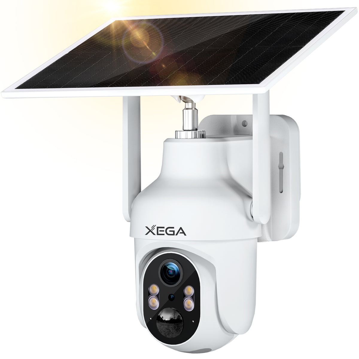 Caméra Surveillance Intérieure Xega XG-10 4G LTE Sans Fil - Batterie + Carte SIM - Vision Nocturne Couleur 2K