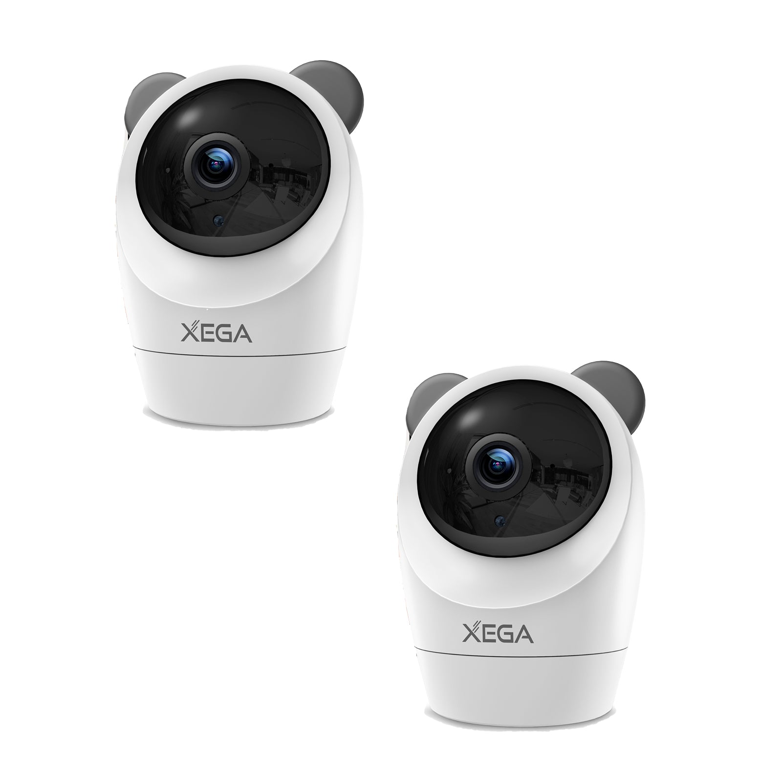 Xega 4G Caméra Surveillance Intérieur avec Carte SIM Filaire,Interieur sans WiFi,355°P 60°T,Détection de Mouvement
