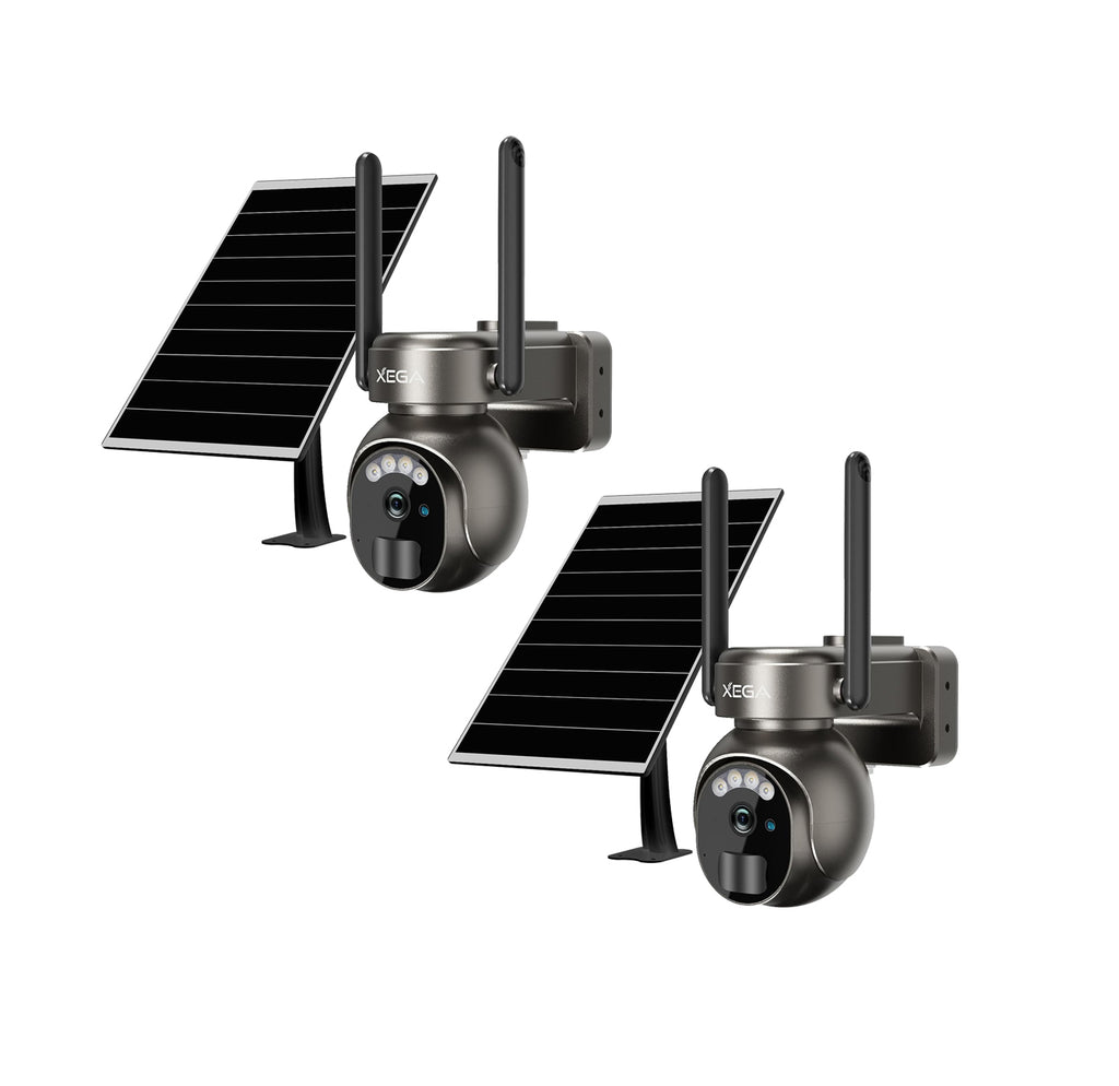 【2ᵉ article à seulement 19,99 €】3G/4G LTE Caméra Surveillance Solaire, IP Camera Extérieure sans Fil 2K HD, Détection de Mouvement