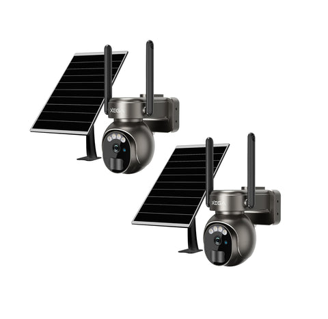 【2ᵉ article à seulement 19,99 €】3G/4G LTE Caméra Surveillance Solaire, IP Camera Extérieure sans Fil 2K HD, Détection de Mouvement