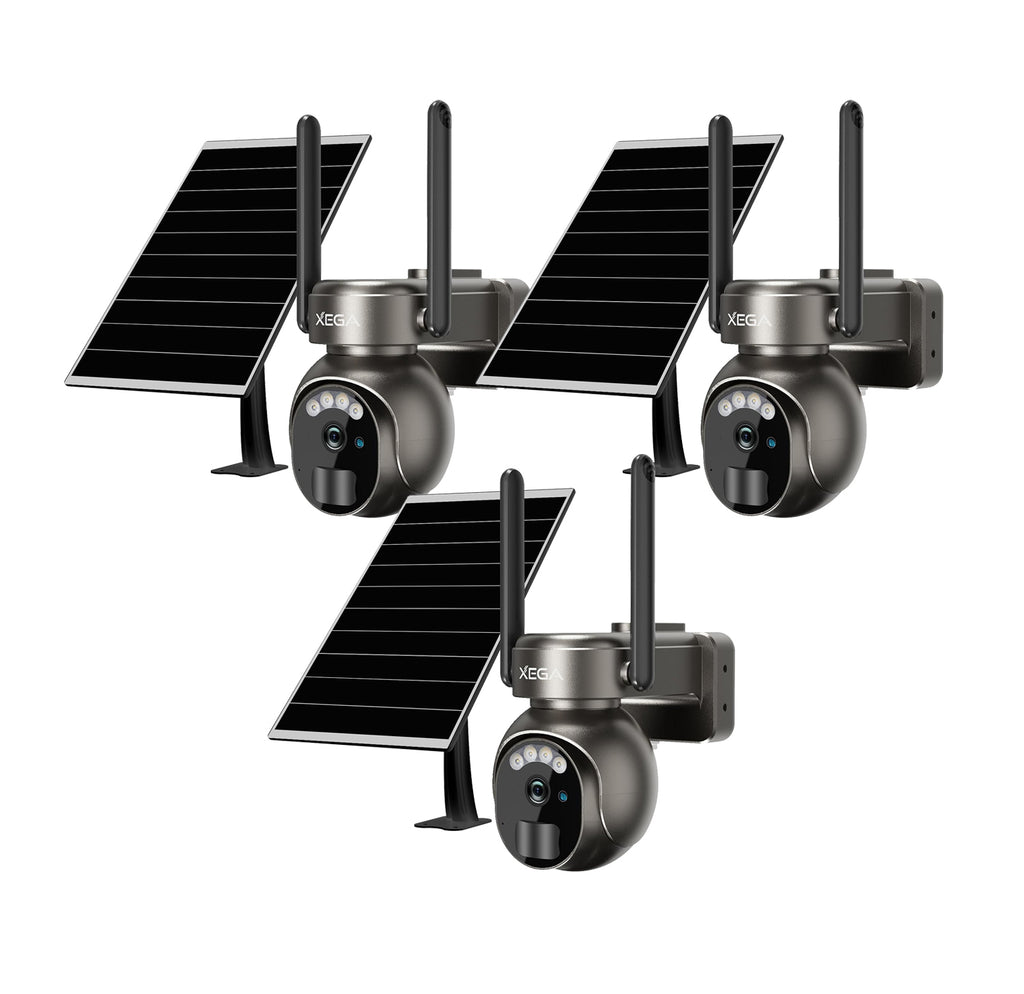 【2ᵉ article à seulement 19,99 €】3G/4G LTE Caméra Surveillance Solaire, IP Camera Extérieure sans Fil 2K HD, Détection de Mouvement