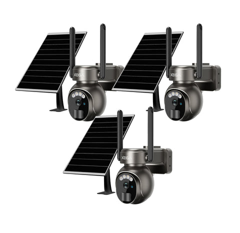 【2ᵉ article à seulement 19,99 €】3G/4G LTE Caméra Surveillance Solaire, IP Camera Extérieure sans Fil 2K HD, Détection de Mouvement