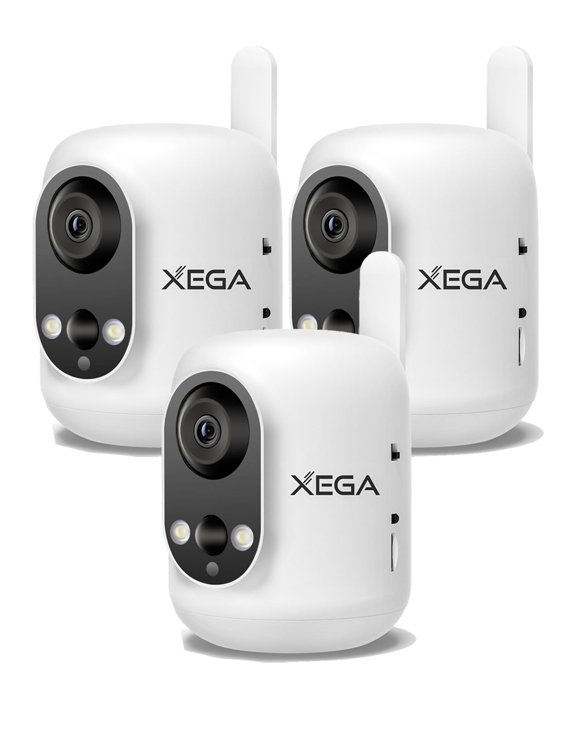 Xega 4G LTE Caméra Surveillance Intérieure avec Carte SIM sans Fil,Bébé/Animaux/Âgées, 6000mAh Batteries,PIR Détection