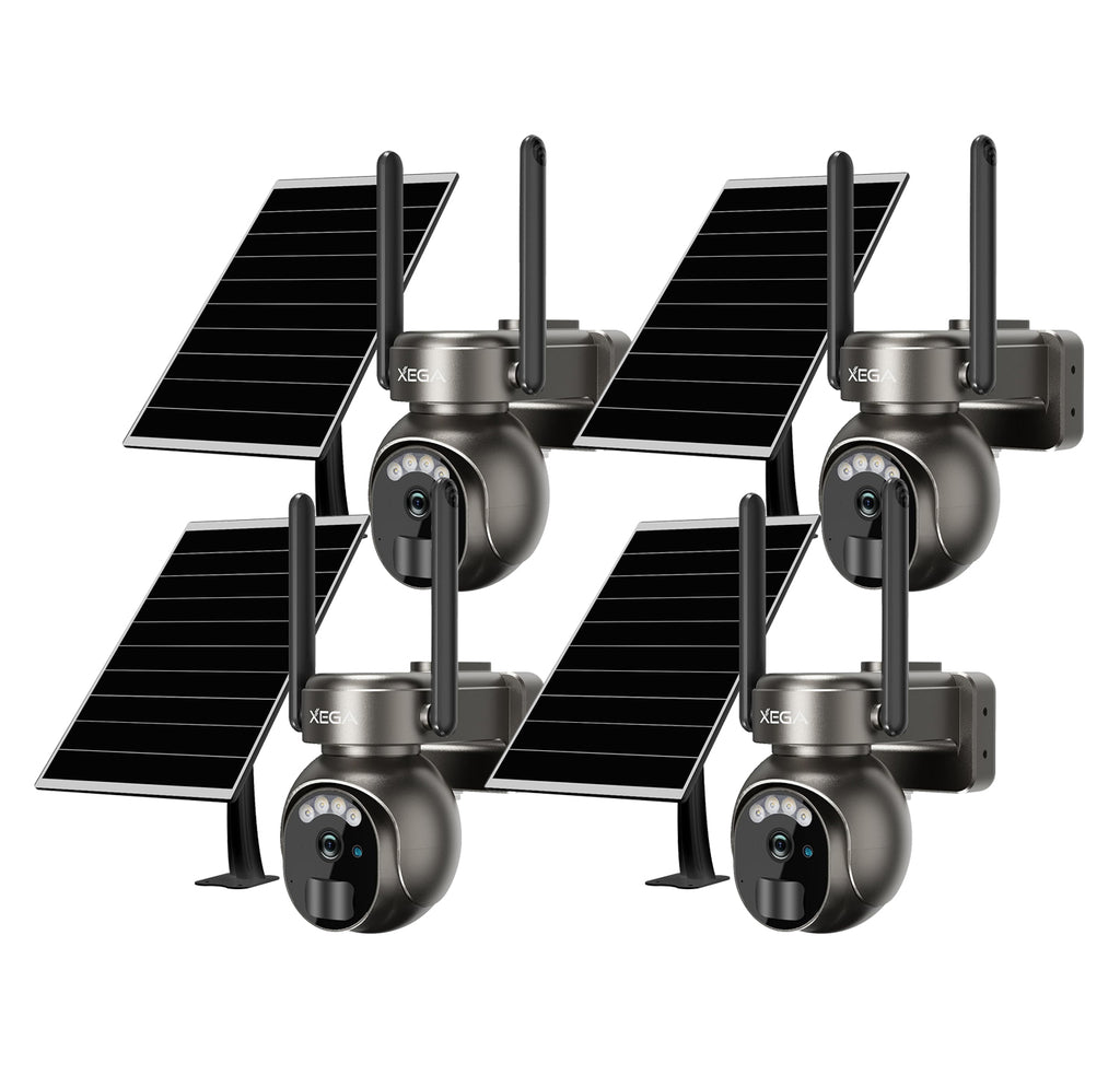 【2ᵉ article à seulement 19,99 €】3G/4G LTE Caméra Surveillance Solaire, IP Camera Extérieure sans Fil 2K HD, Détection de Mouvement