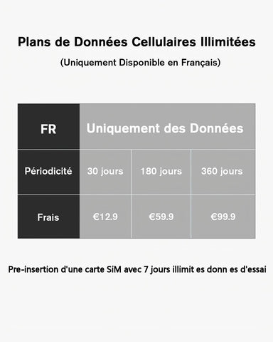 Xega 4G LTE Caméra Magnétique pour Camping pour RV/Camping/Voyage/Pique-Nique